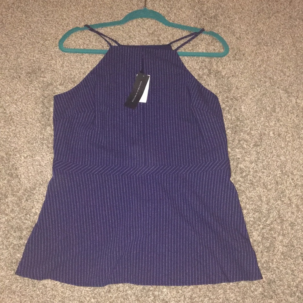 🎈Sale🎈Banana Republic Pinstripe Peplum Blouse